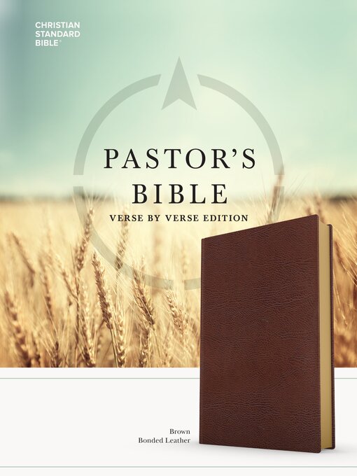 Title details for CSB Pastor's Bible, Verse-by-Verse Edition by CSB Bibles by Holman - Wait list
